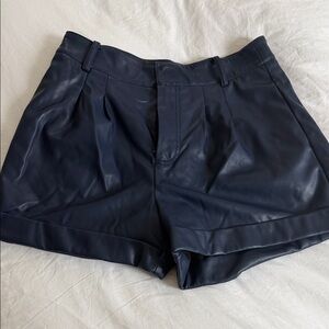 Generation Love Dark Blue High Waist Shorts